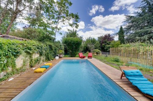 Bordeaux centre, Appartement privatif et 5 chambres privées, piscine, parking