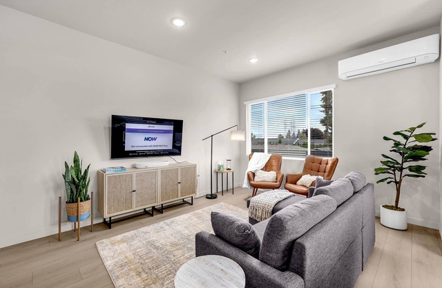 Brand New 2-bedroom 2 bathroom apartment with AC, WiFi in lovely Vancouver