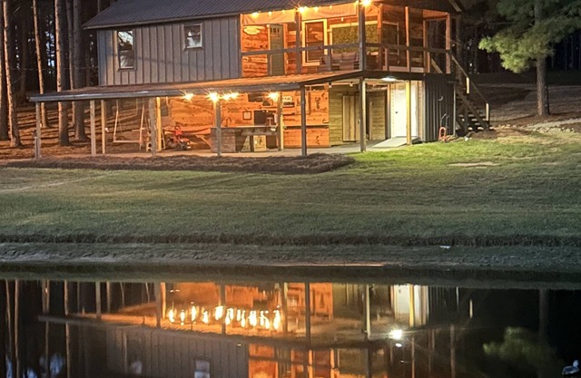 Brand New Cabin overlooking lake with great fishing!
