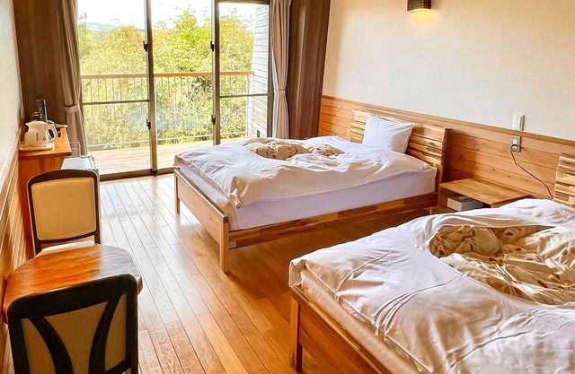 Breakfast included Twin room overlooking Yanbaru Yanbaru Manabi no Mori / Kunigami-gun Okinawa