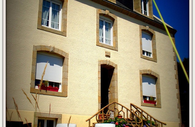 Breton house by the sea