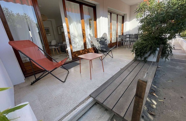 Bright apartment close to the beach, fully equipped and everything on foot!