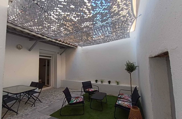 Bright cocoon with private courtyard