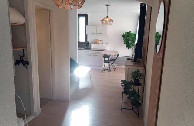 Bright, modern apartment 10 minutes from the spa