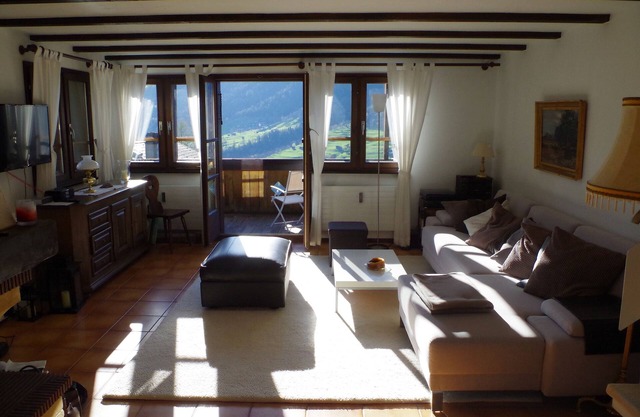 Bright quiet apartment with great views of the mountains for hiking and skiing