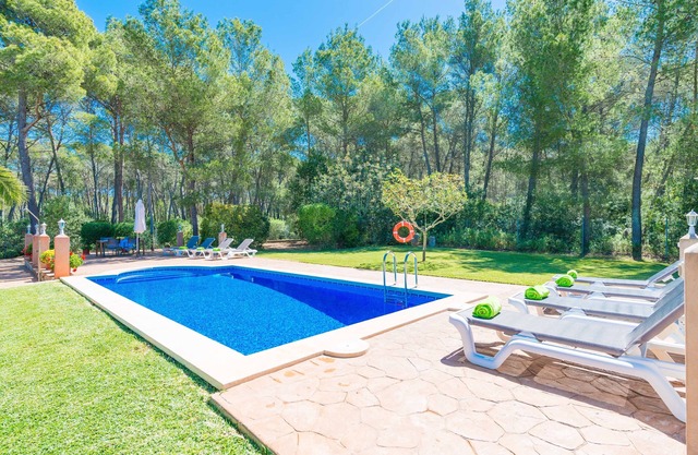 CA NA BARBARA - Villa with private pool in Santa Maria del Camí. Free WiFi