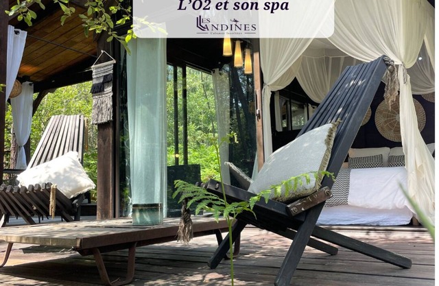Cabane Dans les Arbres et Spa au sud Gironde