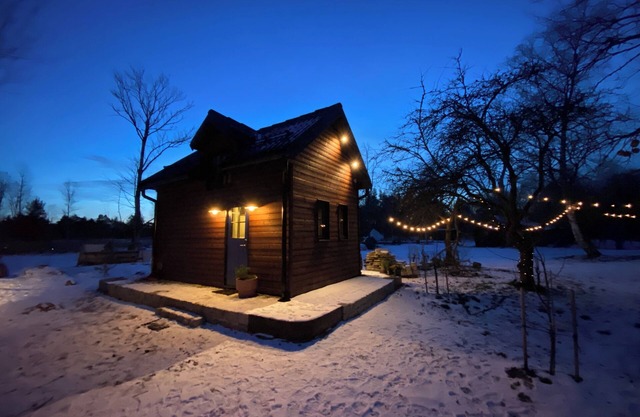 Cabin and Sauna in nature. Enjoy the traditional wood-fired sauna!