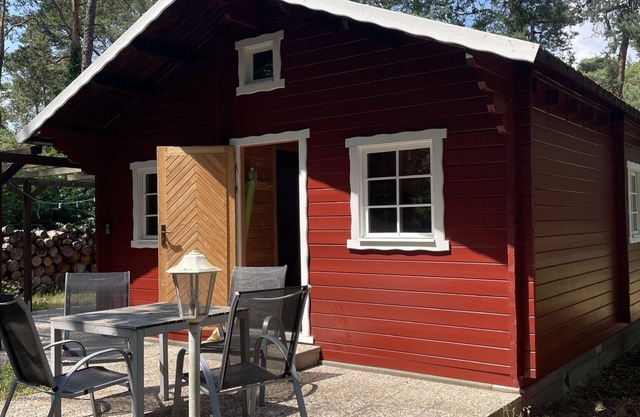 Cabin 'Ferienhaus Am Mellensee 2' with Private Terrace and Private Garden