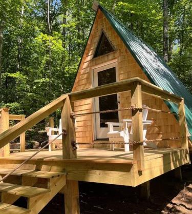 Cabin in Maine Woods-The Bogey