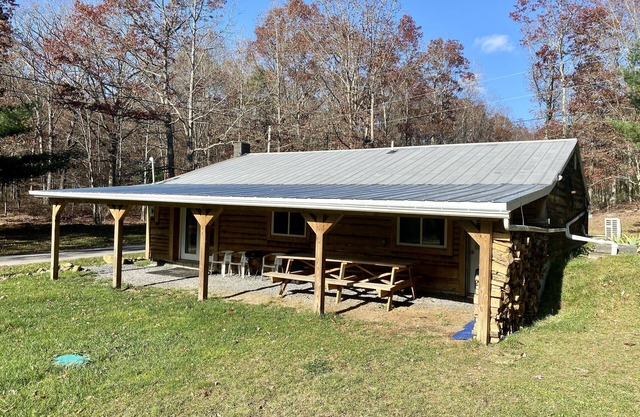 Cabin where the black top ends.Cabin 1