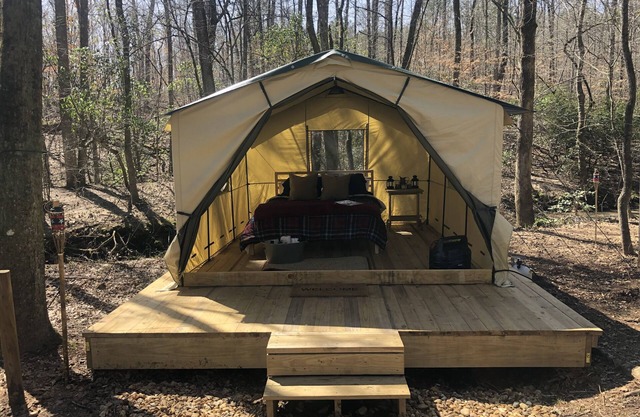 Camp Hidden Creek /Sleep where the shine was made!