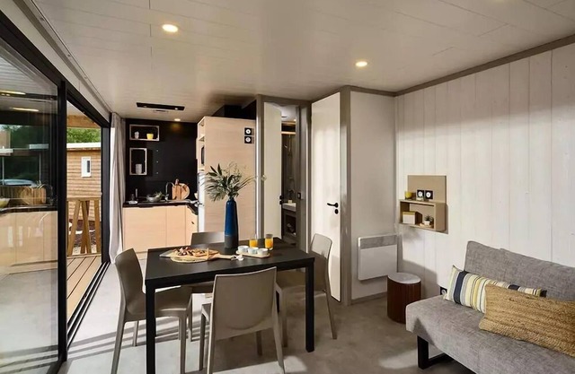 Camping Beau Rivage * - Premium chalet 38m2 - 3 bedrooms - 8 people
