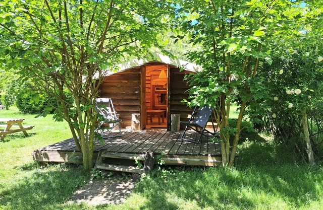 Camping du Viaduc* - Trapper's Cabin 3 Rooms 4 People Without Sanitary