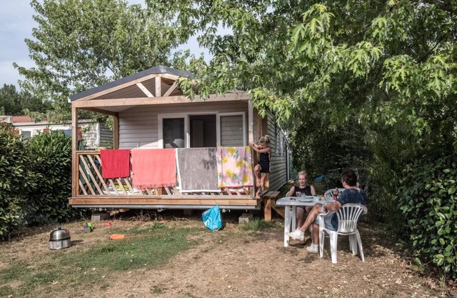 Camping Flower La Dourbie * - Mobile home Les Templiers 3 rooms 4 people