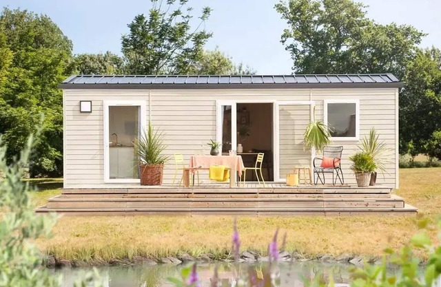 Camping l'Eau Vive * - Cottage Family Grand Luxe 3 ch 6 persons