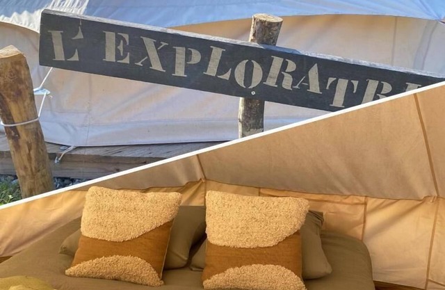 Camping La Bêle et Toile Tente L'exploratrice