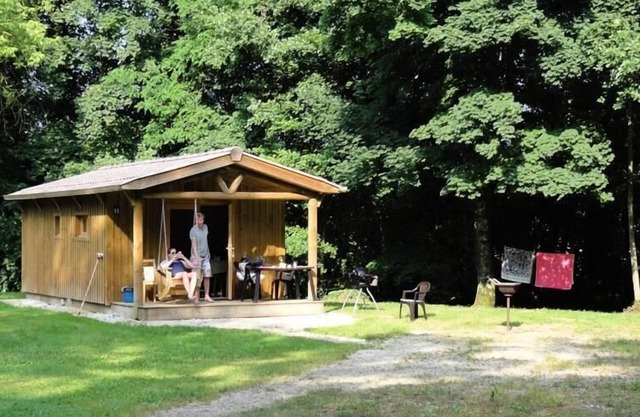 Camping le Buisson * - Wooden Chalet 3 rooms 4 people