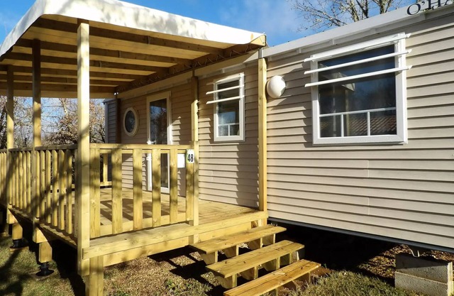 Camping les Poutiroux * - O'HARA FAMILLE 3 chambres 6 personnes