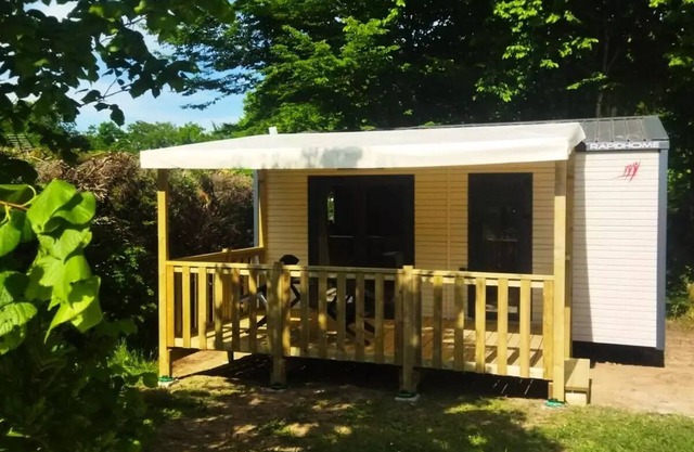 Camping Les Rives du lac Cantalès * - Mobile home 1 bedroom Couple 2 people