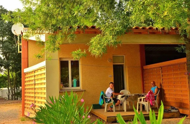 Camping maeva Club Les Rivières * - Gîte Premium 2 Rooms 5 Persons Air-conditioned + TV