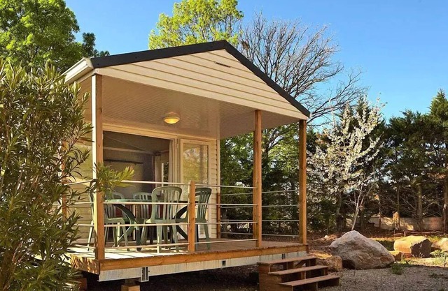 Camping maeva Club Les Rivières * - Mobil Home Comfort Plus 2 Rooms 2 People Air-conditioned + TV