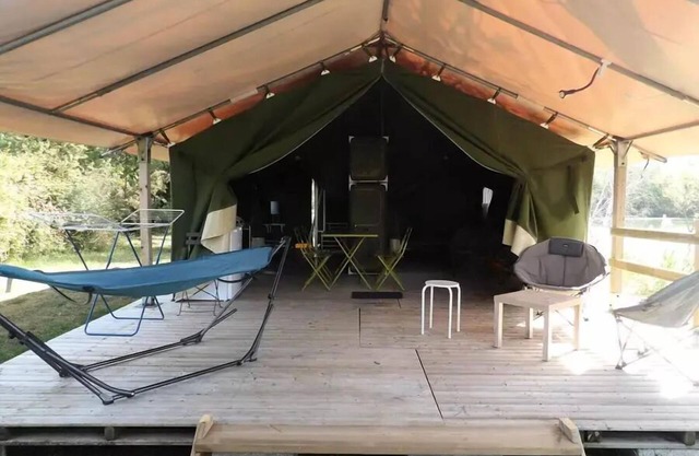 Camping maeva Escapades Les Étangs Mina * - Lodge Tent 3 Rooms 5 people Without Sanitary