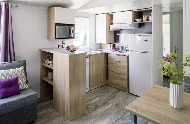 Camping Seasonova Les Vosges du Nord * - Mobil Home Pacific 32m2 4 people