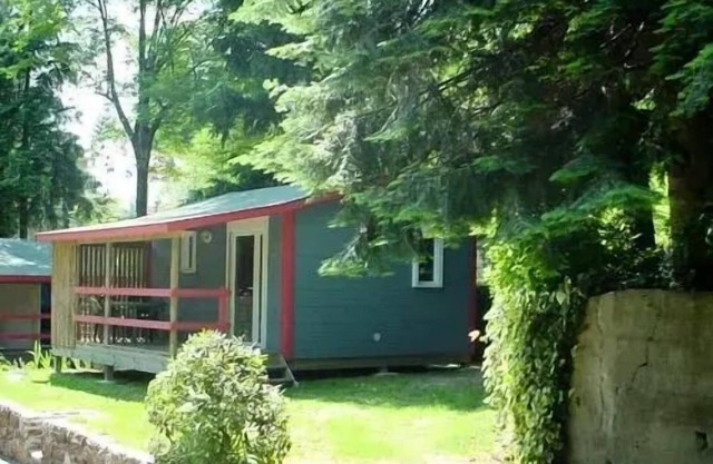 CAMPING SOURCES * - Chalet CONFORT LUXE with terrace and air conditioning 5 persons
