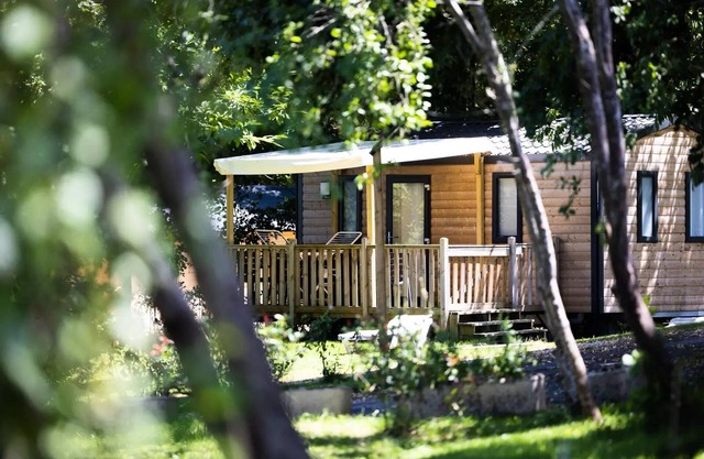 Camping Ushuaïa Villages Le Bois Coquet * - Bikini mobile home - 2 bedrooms - TV - 23m² 4 people