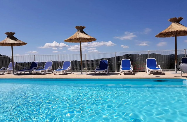 Camping Ushuaïa Villages les Pins d'Ucel * - ROMARIN - Chalet 21 m² bunk beds for 4 people