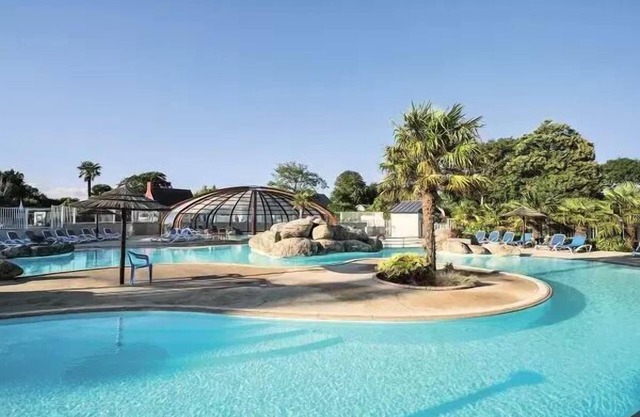 Campsite Domaine de Bel Air* - Mobile home Select TV LV Plancha 3 Rooms 4/6 people