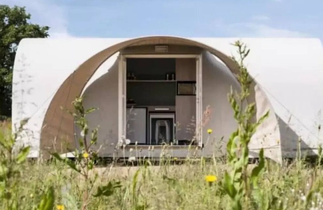 Campsite Le Merval * - 3 Room Canvas Bungalow 4 People