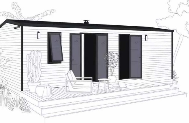 Campsite Les Portes de Sancerre*** - Mobile home Ohara 884 4 Rooms 6 People