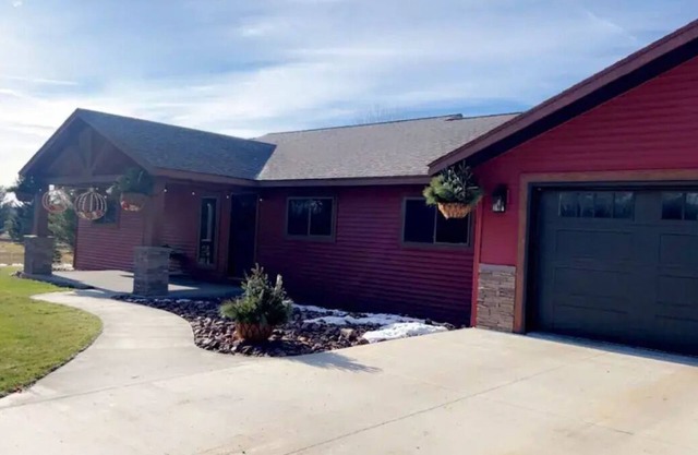 Candy Red Country Home