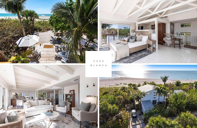 Casa Blanca on the Gulf: Elegant Beachfront Oasis