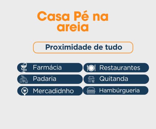 Casa pé na areia