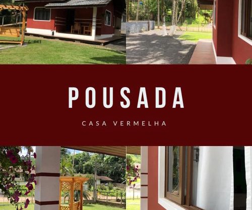 Casa vermelha, sitio pousada vô maneca