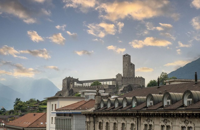 Castle view, Bellinzona, Switzerland