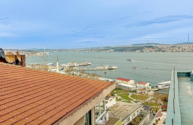 Central 2+1 Flat with Bosphorus View in Beyoglu