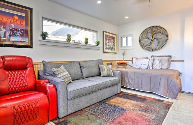 Central Elmont Studio w/Great Outdoor Space!