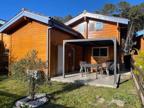 Chalet bois à Bias proche Mimizan