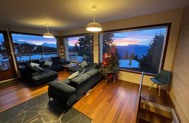 Chalet Chamrousse 1750, 7 Pers, 3 ch, Terrasse, vue Magnifique sur le Vercors