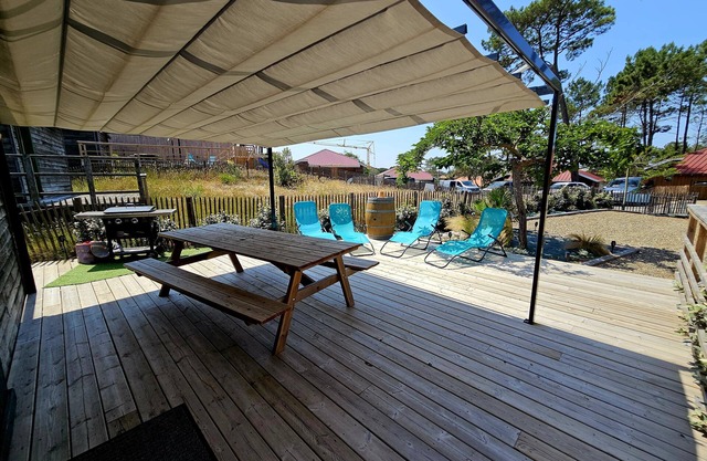 Chalet en Pleine Nature 300 Mètres des Plages