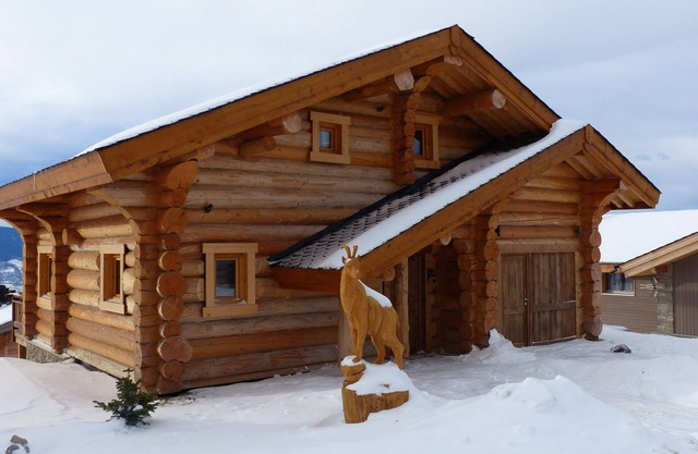Chalet mountain log 250m2 lodge isard Font Romeu
