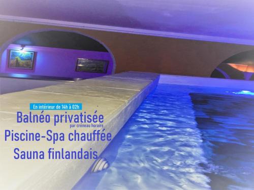 Chambre au Domaine Spa-piscine sauna