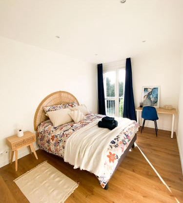 Chambre privée avec bureau - Logement partagé