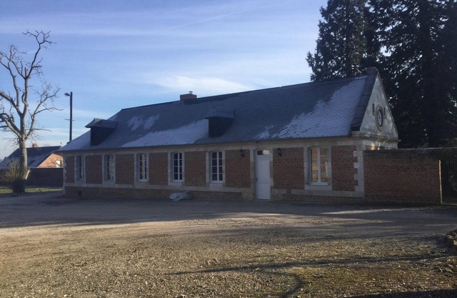 Character house within the castle grounds with discovery of llamas