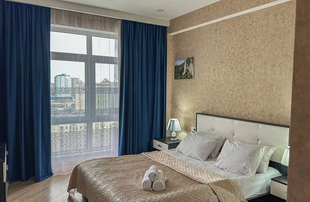 Charming 2-bedroom apartment in brilliant Bakı with AC, WiFi