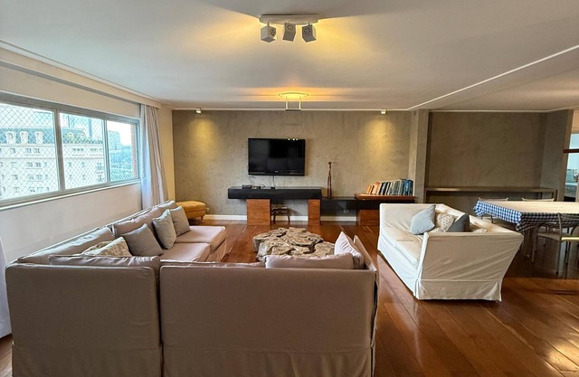 Charming 3-bedroom apartment Park view with AC, WiFi in Itaim Bibi São Paulo